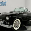 1955 Ford Thunderbird  45155 Miles Black Convertible 292 V8 3 Speed Automatic