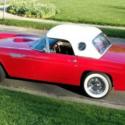 1955 FORD THUNDERBIRD 5 Speed 2,550 Actual Miles 2550 Miles Red Convertible 292
