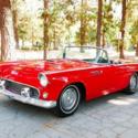 1955 Ford Thunderbird Convertible 27533 Miles Red Convertible 292 V8 Automatic