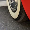 1955 Ford Thunderbird Convertible Red RWD Manual Red