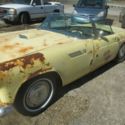 1955 Ford Thunderbird Convertible with removable hardtop, restoration project.
