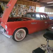 1955 Ford Thunderbird Garage find! Complete restoration before being parked!