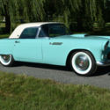 1955 FORD THUNDERBIRD; ORIGINAL 292 V-8; 3-SPEED MANUAL, EX. COND. (video)