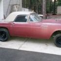 1955 Ford Thunderbird project car,no motor two tops overdrive trans 55 baby bird
