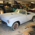 1955 Ford Thunderbird rolling chassis steel body.
