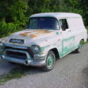 1955 GMC PANEL TRUCK RARE SOLID TEXAS SEDAN DELIVERY CHEVROLET HARLEY TRADES