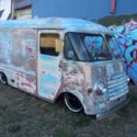 1955 Grumman step van, patina, vintage, food, rat rod, LS, custom, Ford.