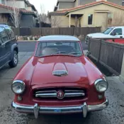 1955 Nash Metropolitan Red