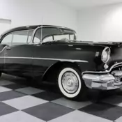 1955 Oldsmobile 88 48362 Miles Black Coupe 324 Rocket V8 4 Speed HydraMatic Tra