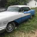 1955 Oldsmobile Holiday Sedan Blue FWD Automatic chrome