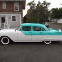 1955 PONTIAC CHIEFTAIN 4 DOOR TURQUOISE & WHITE CAR AUTO GORGEOUS