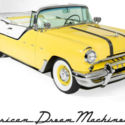 1955 Pontiac Laurentian Convertible, Yellow/White V8 Automatic Automatic