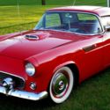 1955 Thunderbird Torch Red/Red/White Int,PS,PB,Auto,PW,PSeat,2 Tops,292 V-8,Exc.
