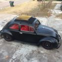 1955 Volkswagen Beetle (Cali Hot Rod Custom) Oval Window Rag Top Original Pan