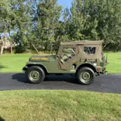 1955 Willys Jeepster Green M38A-1