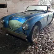1956 Austin Healey 100 Convertible Blue BN2