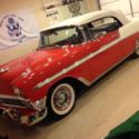 1956 Bel Air 2 door Convertible Batwing Dual Quad V-8 Matador Red