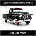 1956 Black with Red Interior, Amazing Frame Off, V8, Wi Used Manual Pickup Truck