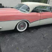 1956 Buick Roadmaster Coupe Original Coral White Rare New Tires Chevrolet GM