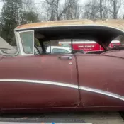 1956 Buick Special 4 door hardtop parts car Purple RWD Automatic