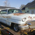 1956 cadillac coupe deville with rear air conditioning a/c good for restoration