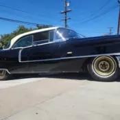 1956 Cadillac DeVille Sedan Black