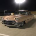 1956 Cadillac Sedan DeVille series 62 on full Air ride! Super ckean