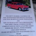 1956 Chevrolet 150 Post NO RESERVE! FRAME OFF RESTO! V8 Auto