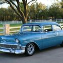 1956 Chevrolet 210, 2 dr. post, v-8, 4 speed, patina paint, disc brakes,