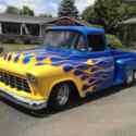 1956 Chevrolet 3100 Pickup truck Blue RWD Automatic custom
