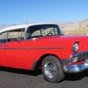 1956 CHEVROLET BEL AIR 265 4 SPEED! 84,775 MILES! VIPER RED! DISC! CLEAN!