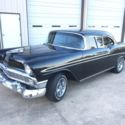 1956 Chevrolet Bel Air 2dr Hardtop - Black w/Black Interior 350V8 4spd
