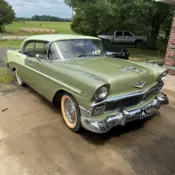 1956 Chevrolet Bel Air Coupe Green green