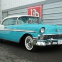 1956 Chevrolet Bel Air Hardtop 8079 Miles Tropical Turquoise / India Ivory