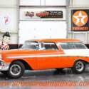 1956 Chevrolet Bel Air Nomad 350 700R AC PS PB 8417 Miles Matador Red Wagon 350