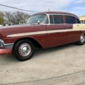 1956 Chevrolet Bel Air Sedan Red RWD Automatic 4 door