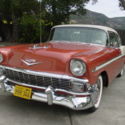 1956 CHEVROLET CHEVY BEL AIR SPORT COUPE 2 DOOR HARDTOP NO POST TOP OF THE LINE