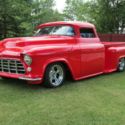 1956 CHEVROLET HOT ROD CUSTOM CHOPPED TOP PICK UP STREET MUSCLE CRUISER BB 396