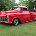 1956 CHEVROLET PICK UP CUSTOM CHOPPED BIG BLOCK HOT ROD STREET ROD MUSCLE TRUCK