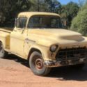 1956 Chevrolet pickup, 3100 half ton, Original 265 V8 motor with 4-speed