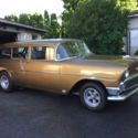 1956 chevy 150 2 door wagon old school hotrod big block 4 speed
