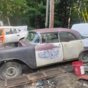 1956 chevy bel air parts car