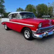 1956 CHEVY HARDTOP 468 BIG BLOCK 4 SPEED RESTORED SHARP HOT ROD REAL THRILLER!!!