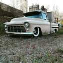 1956 Chevy Pickup Truck 3100 LS3 Airride Streetrod Ratrod Restomod Apache Big Bw