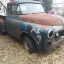 1956  dodge 1/2 ton pick up rat rod.  Ls ready  NO RESERVE