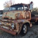 1956 ford cabover coe cab over rat rod patina car hauler snub nose project ls1