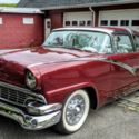 1956 Ford Crown Victoria Custom, Ford 292 engine, decromed, continental kit.