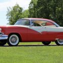 1956 Ford Crown Victoria - Shining Red Paint with Sleek White Interior