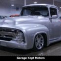 1956 Ford F-100 Custom Silver Pickup Truck Dual Supercharged 5.0L V8 9348 Miles