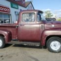 1956 FORD F 100 HALF TON SHORT BOX PICKUP